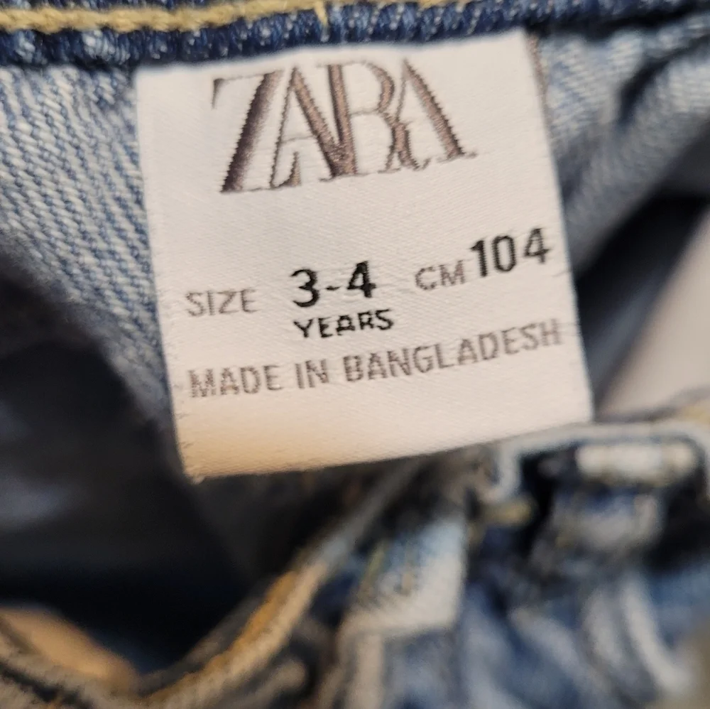 Zara Toddler Boy Jeans With Patch. 3 4 Years